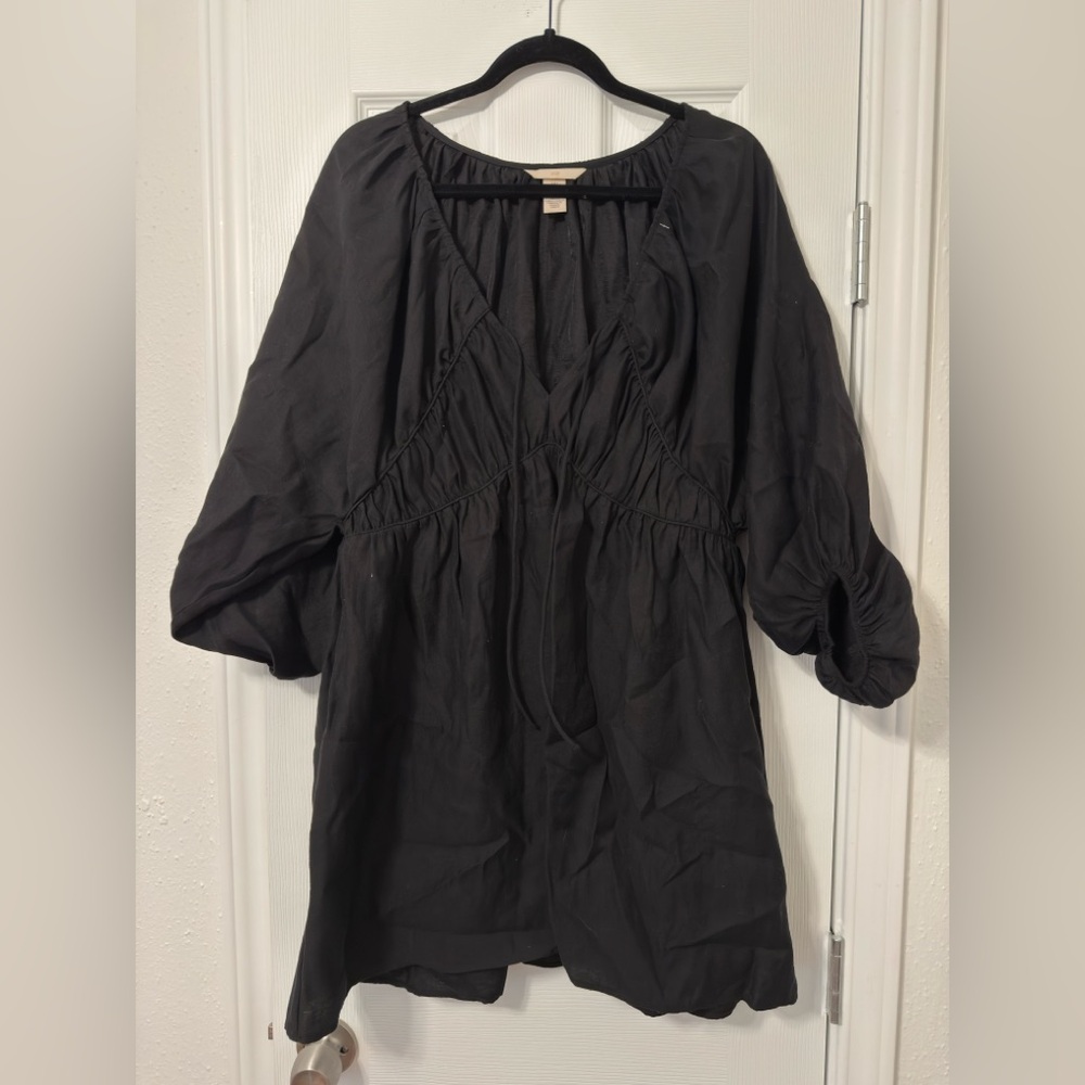 Black H&M mini dress women's size small